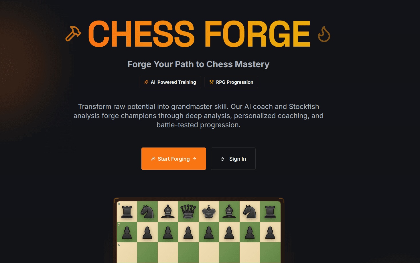 Chess Forge screenshot